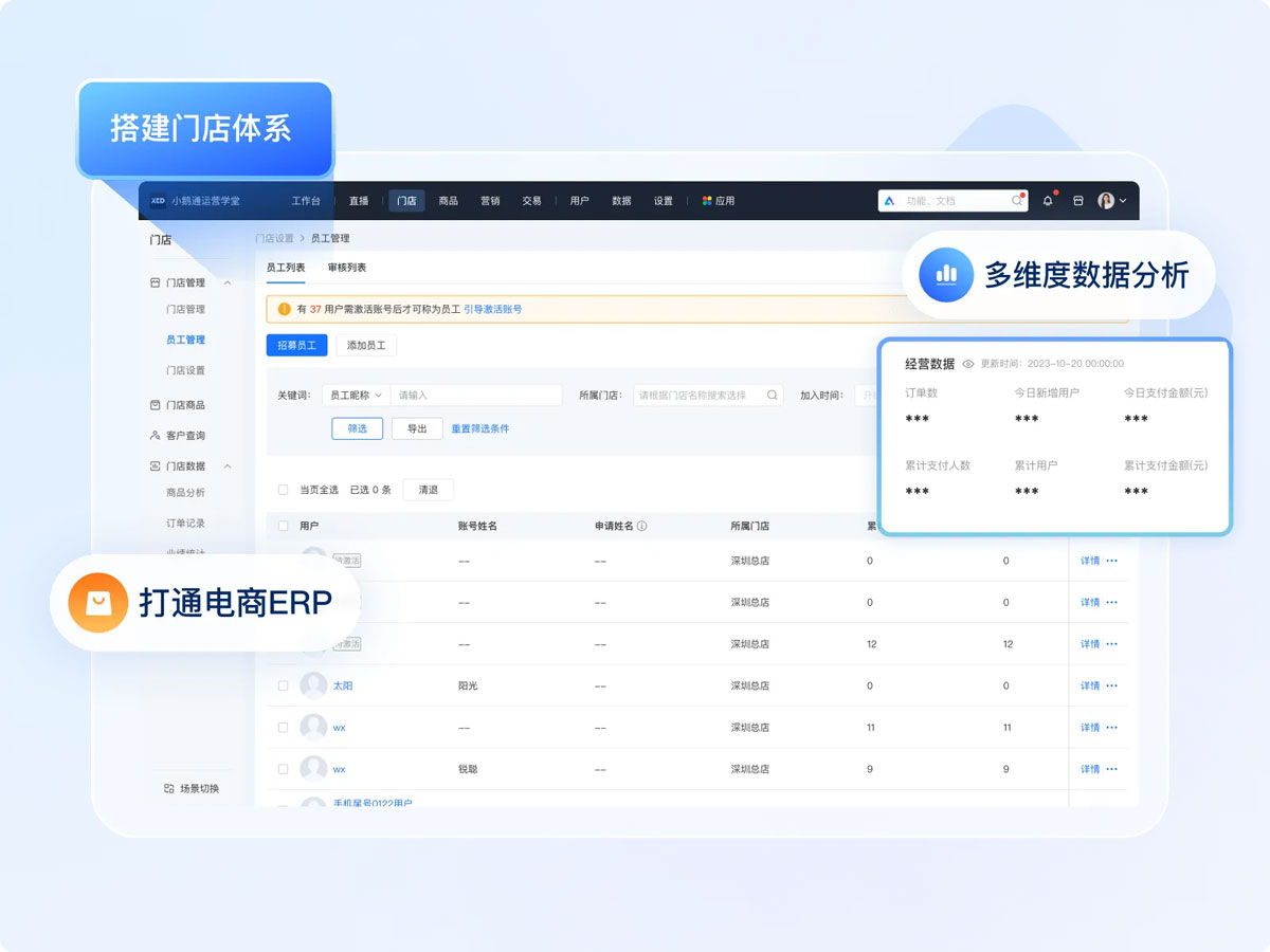 小鹅通零售门店体系,提升经营效率