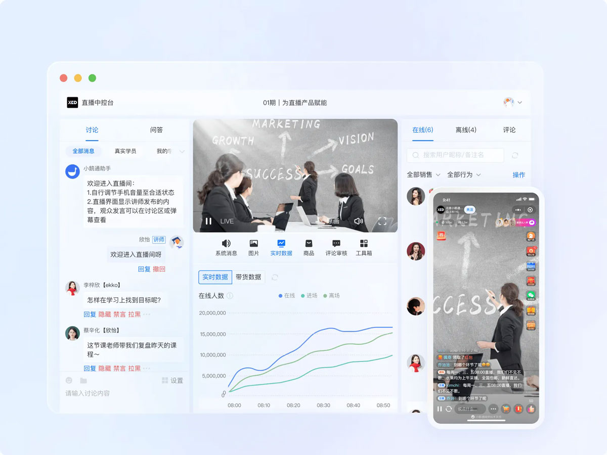 小鹅通私域直播培育，助力高效转化
